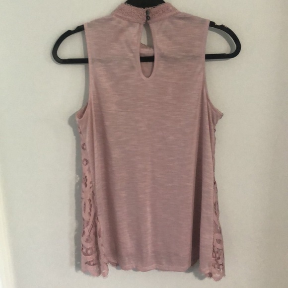 Lace Racerback Tank Top - Picture 5 of 6